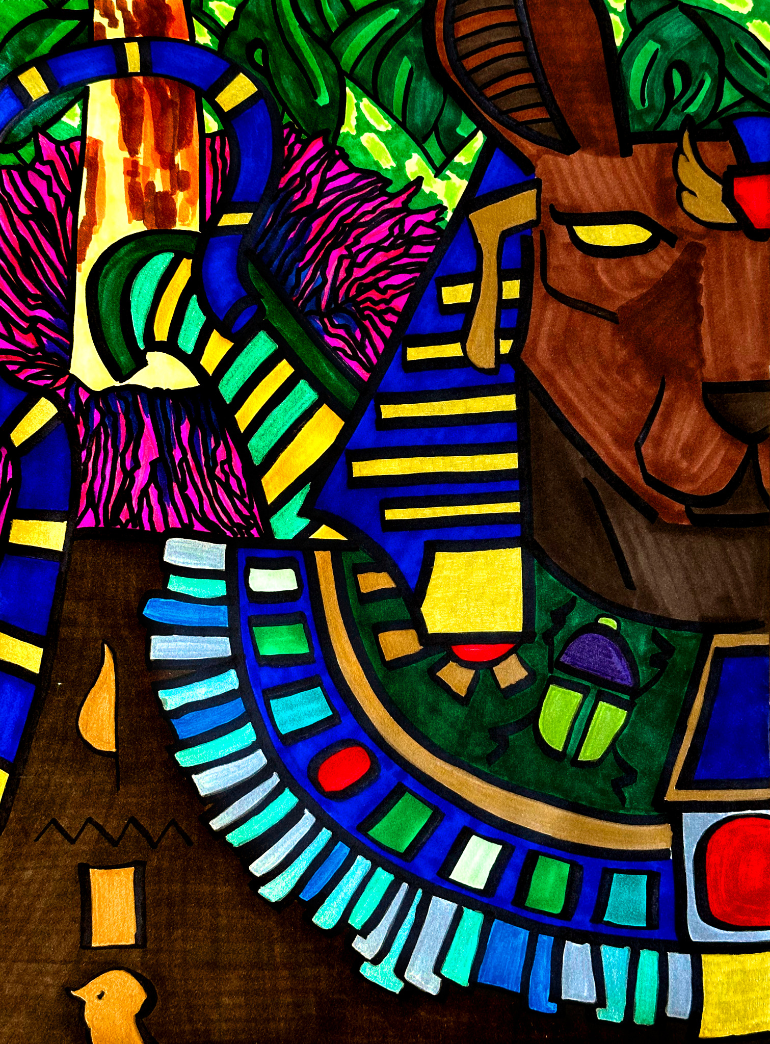 Anubis and Amorphophallus titanum