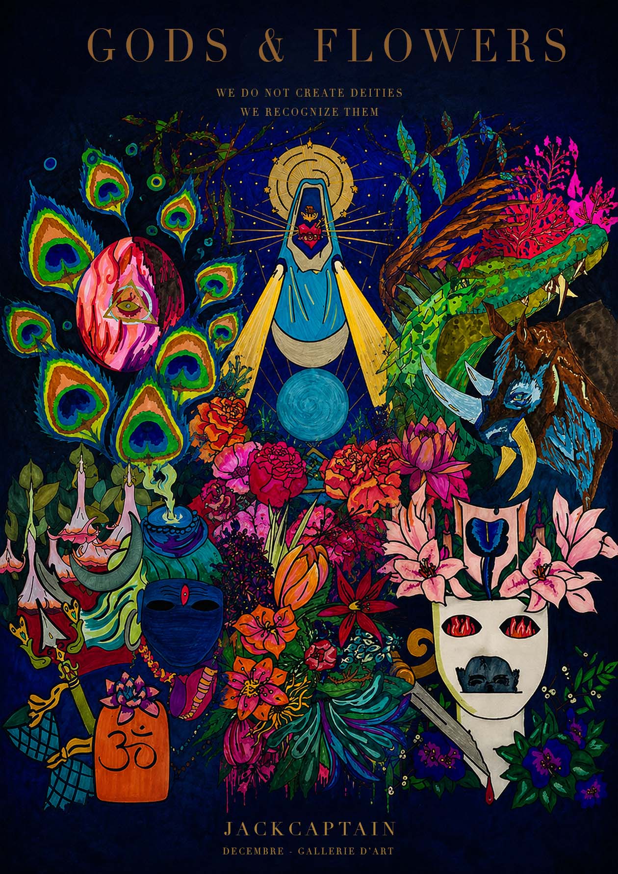 Gods and Flowers contemporary pantheon